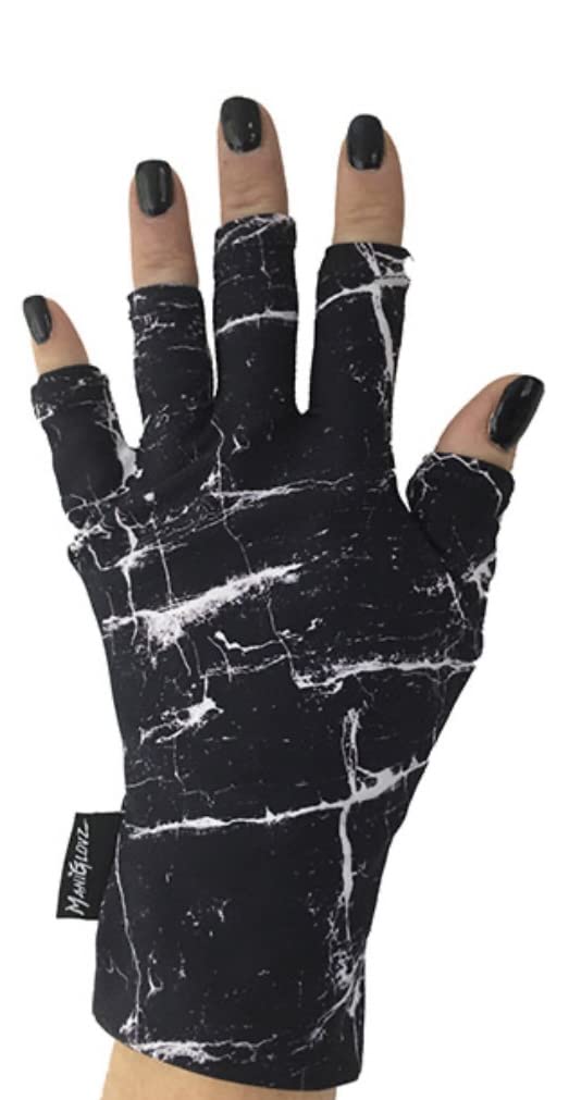 ManiGlovz - The ORIGINAL UPF 50+ UV Light Protective Nail Gloves | Gel Manicure Gloves and Anti UV Fingerless Gloves for Women |