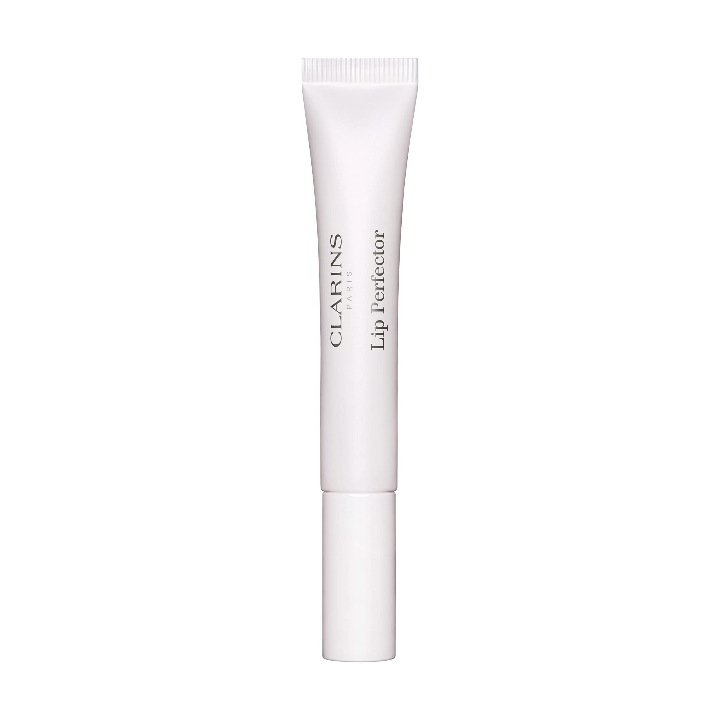 Clarins Lip Perfector, 20 Translucent Glow | 2-In-1 Color Balm for Lips + Cheeks | Nourishes and Plumps Lips | Adds Buildable Co