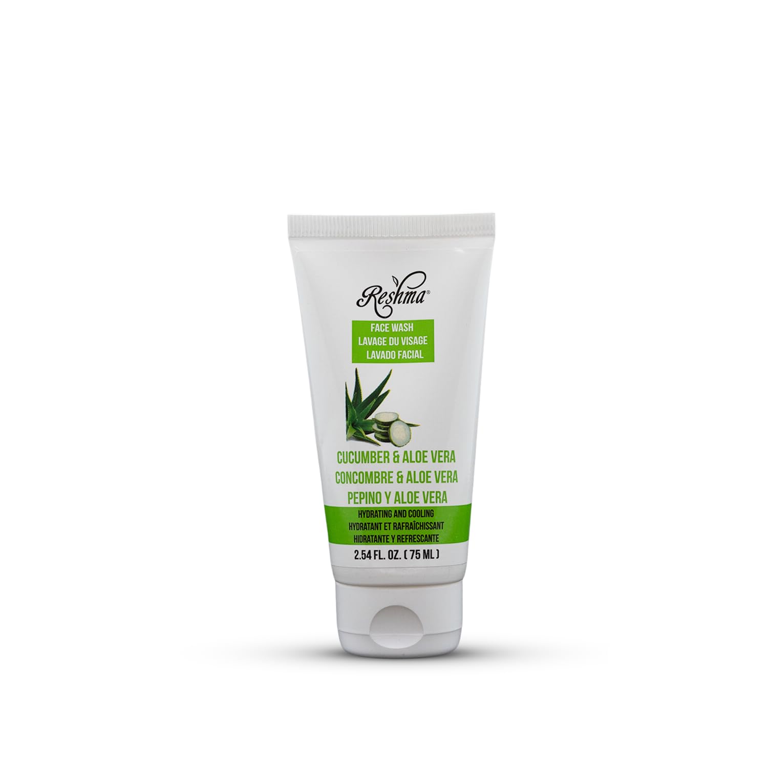 Reshma Beauty Travel Size Cucumber & Aloe Vera Face Wash for All Skin Types Gentle Cleanser for Nourishing, Hydrating & Dull Ski