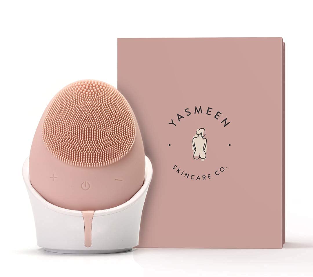 Sonic Facial Cleansing Brush, Waterproof Electric Face Cleansing Brush Device For Deep Cleaning|Gentle Exfoliating|Massaging,Rec