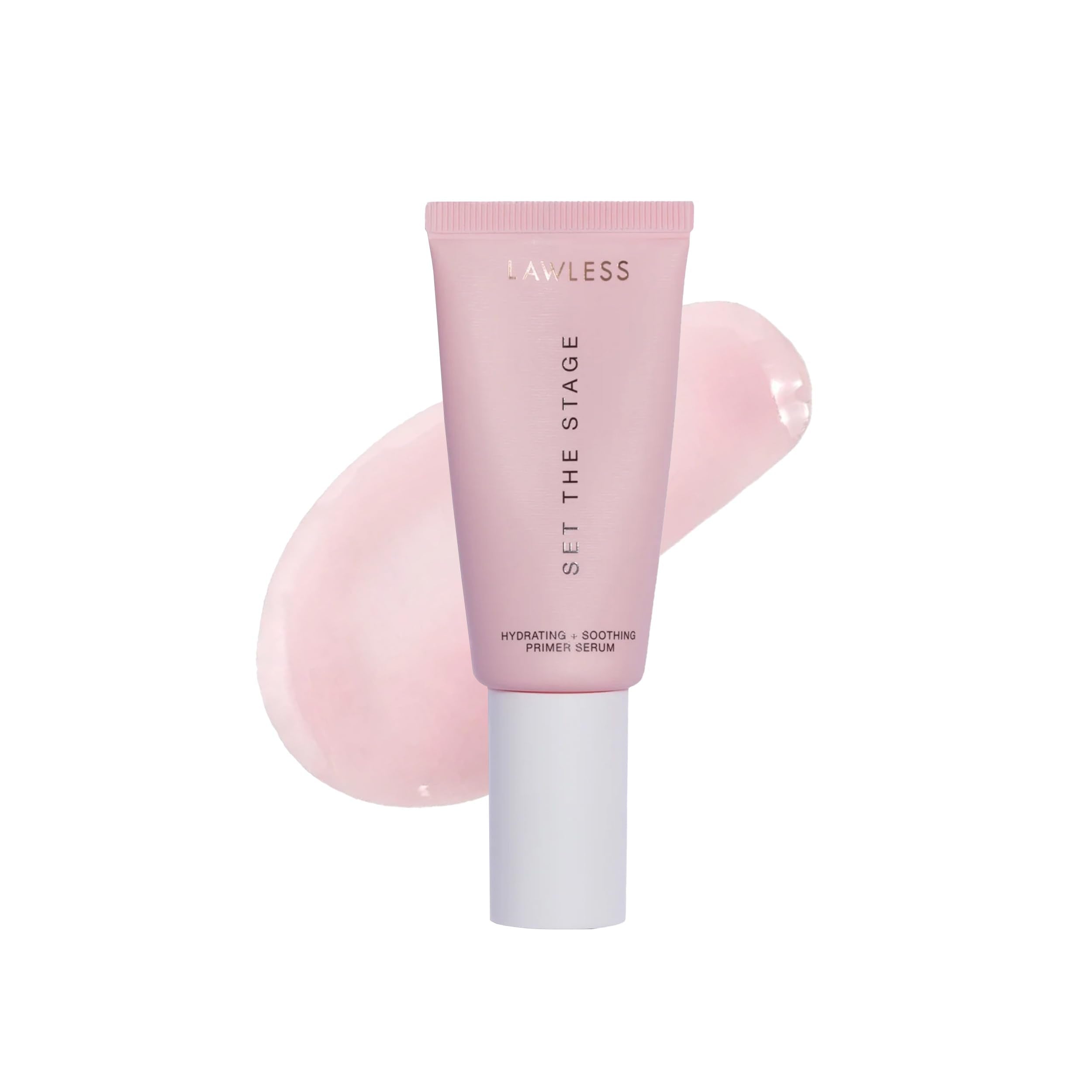 LAWLESS Set The Stage Hydrating Primer Serum  Clean Makeup Primer with Peptides and Natural Ingredients Designed to Set Your Sk
