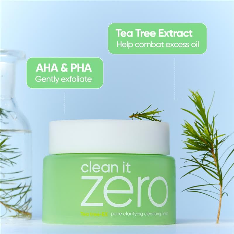 BANILA CO Clean it Zero Pore Clarifying Cleansing Balm | Korean Makeup Remover, Cleansing Oil, Facial Cleanser for Oily and Acne