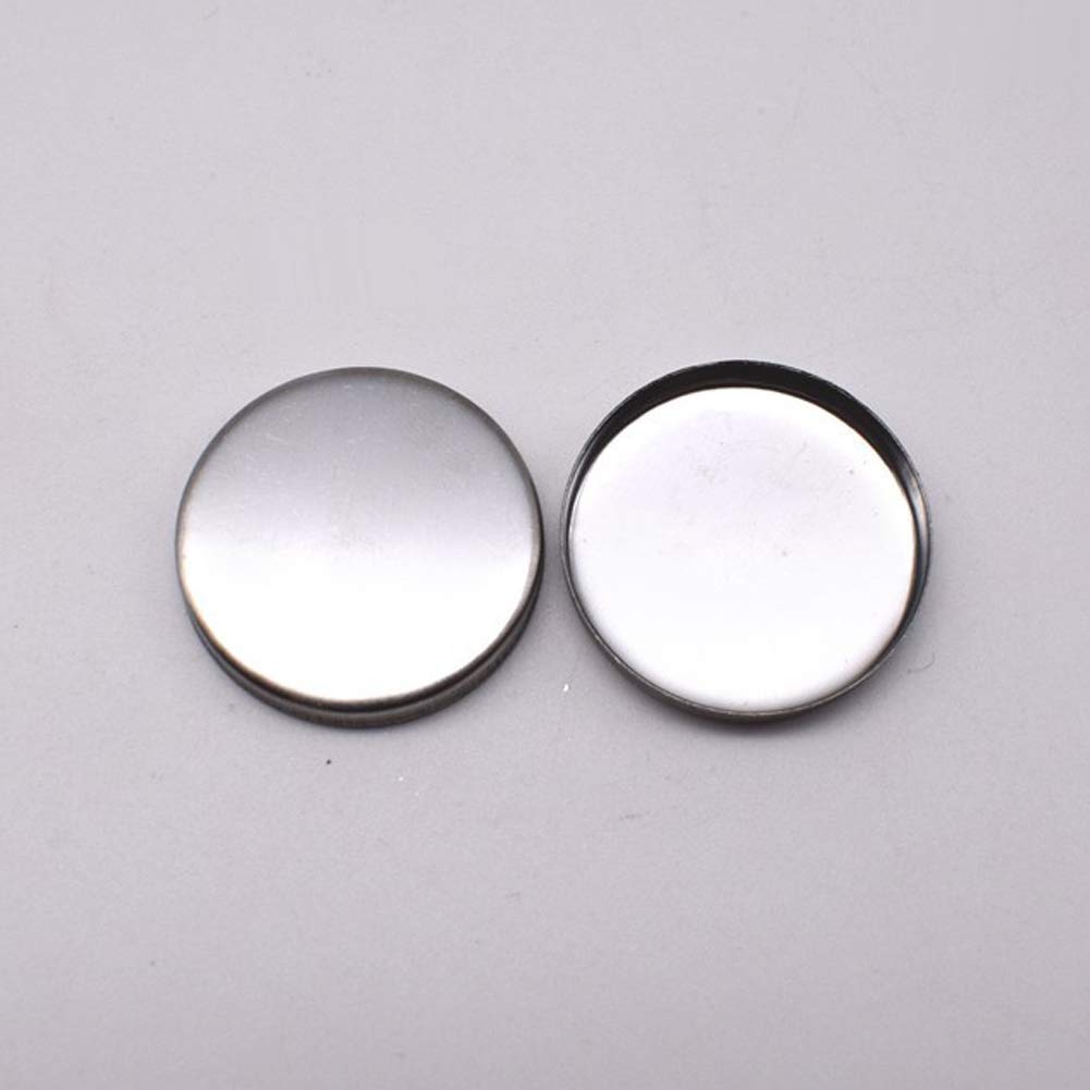 50 Pieces Empty Round Metal Tin Palette Pans Round Metal Pans Cosmetic Eyeshadow Pans For Eyeshadow Palette For Magnetic Makeup