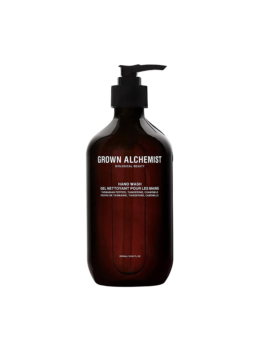 Grown Alchemist Hand Wash: Tasmanian Pepper, Tangerine, Chamomile. Gentle Hand Wash that Hydrates and Cleanses Skin, 16.9 Ounce 