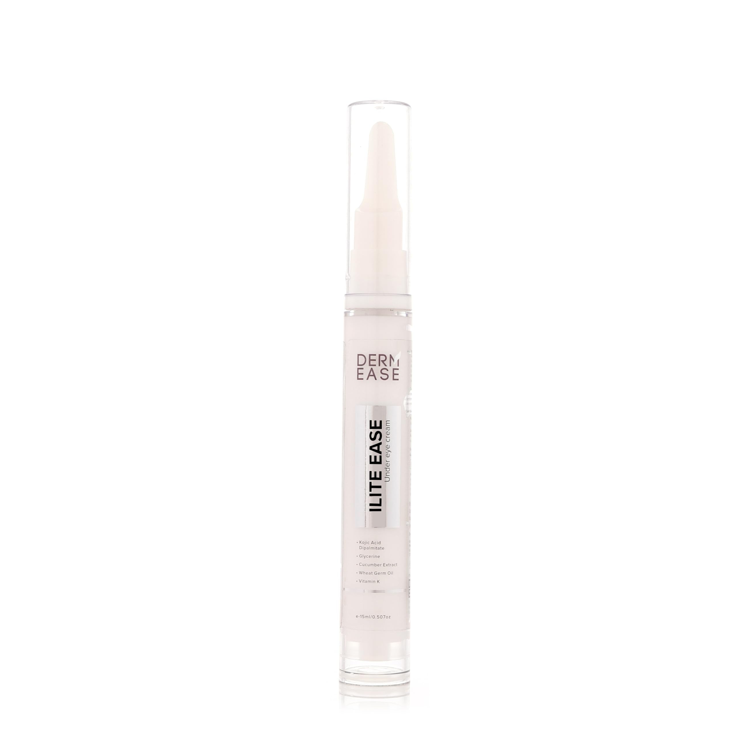 Derm Ease Ilite Ease Under Eye Cream For Dark Circles & Wrinkles With Kojic Acid, Cucumber Extract And Wheat Germ Oil 15Ml