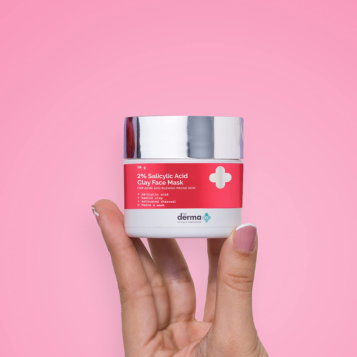 The Derma Co 2% Salicylic Acid Face Mask for Men and Women for Acne & Blemish Prone Skin - 50 g(dermaco)