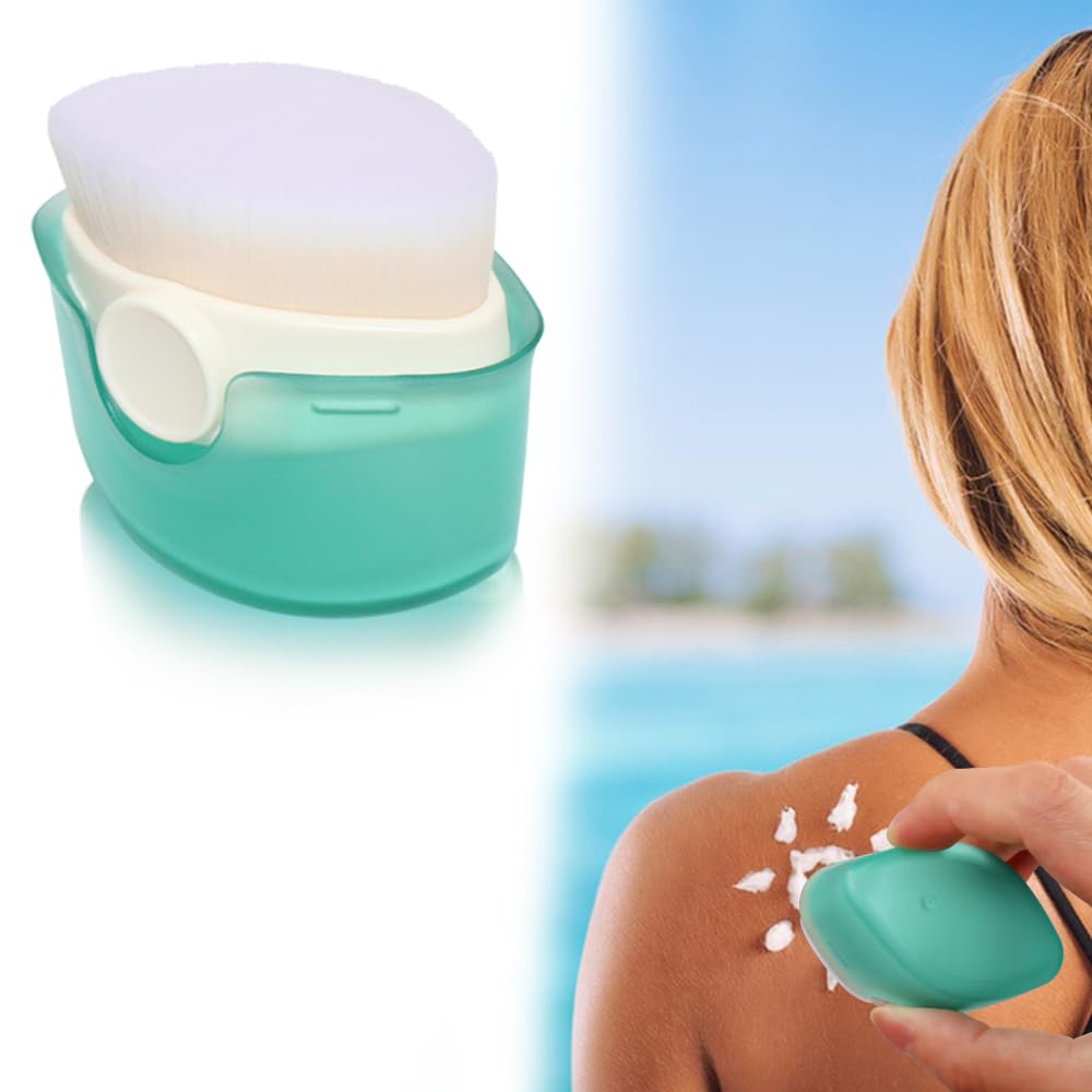 Sonku Sunscreen Applicator, Brush Set With Protective Caps, Sunscreen Applicator For Kids Travel Friendly For Sunscreen, Suncrea