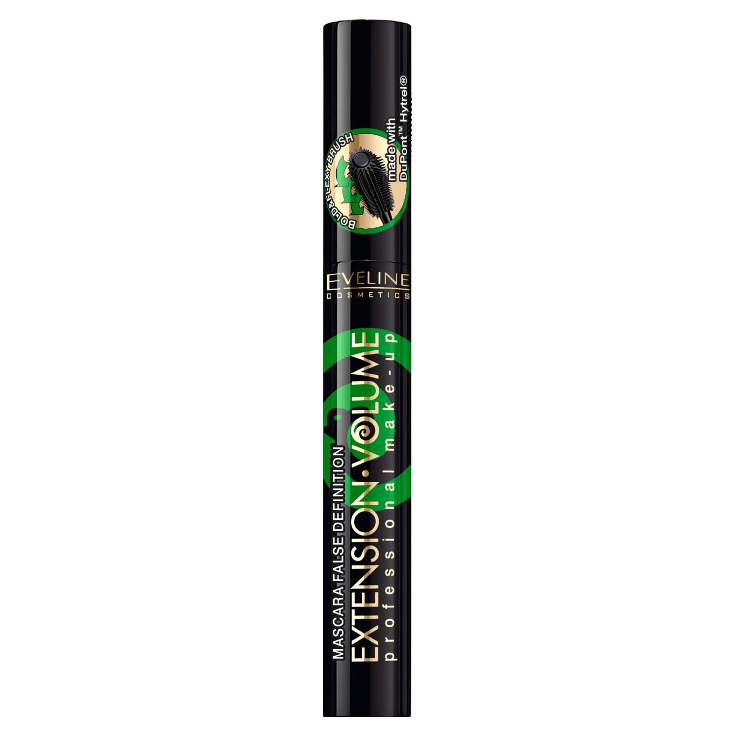 Eveline Cosmetics 10 Ml 4D Volume Extension Mascara For Extreme Lengthening & Curl For Eyelash Mascara For All Skin Type (Pack O