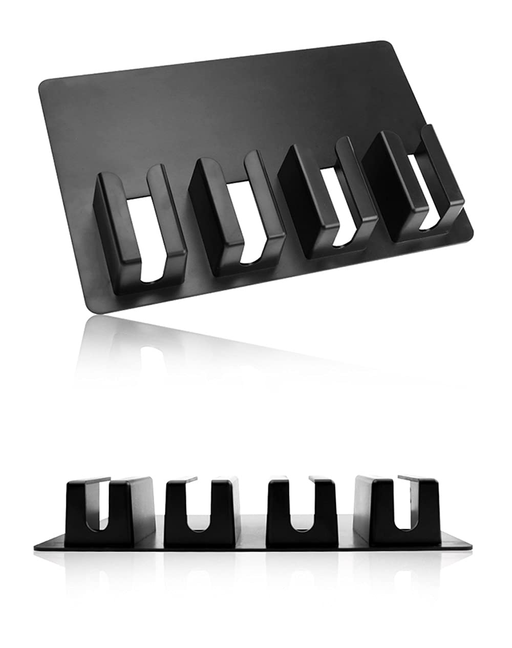 2Pcs Clipper Holders for Barbers, Barber Clipper Organizer, Hair Trimmer Storage Rack (Wall Mount)