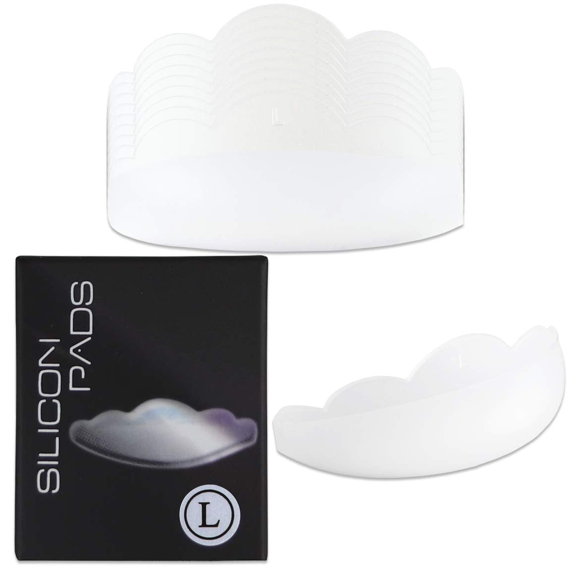 Beauticom Dolly's Lash Silicon Pad (3 Boxes of Small, Medium, Large) (10pcs in a Box, 1 Box of Each Size)