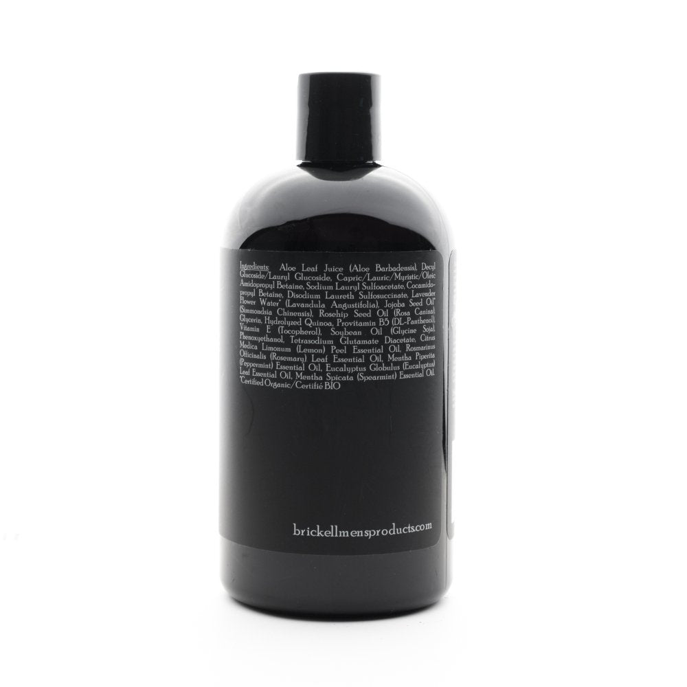 Brickell Men'S Rapid Wash, Natural And Organic 3 In 1 Body Wash Gel For Men, 16 Ounce, Fresh Mint Scent
