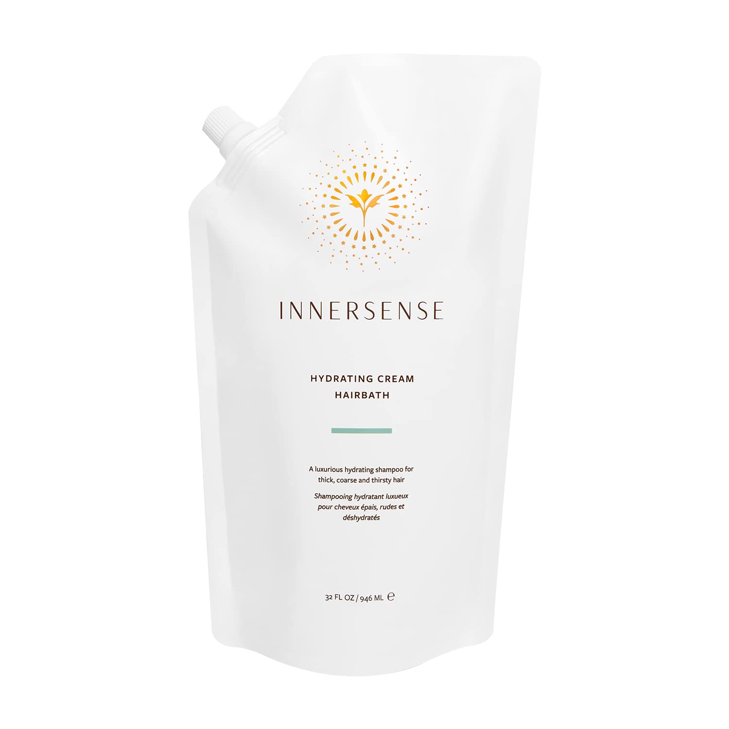 Innersense Organic Beauty - Natural Hydrating Hairbath Shampoo  Non-Toxic, Cruelty-Free, Clean Haircare (32Oz Refill Pouch)