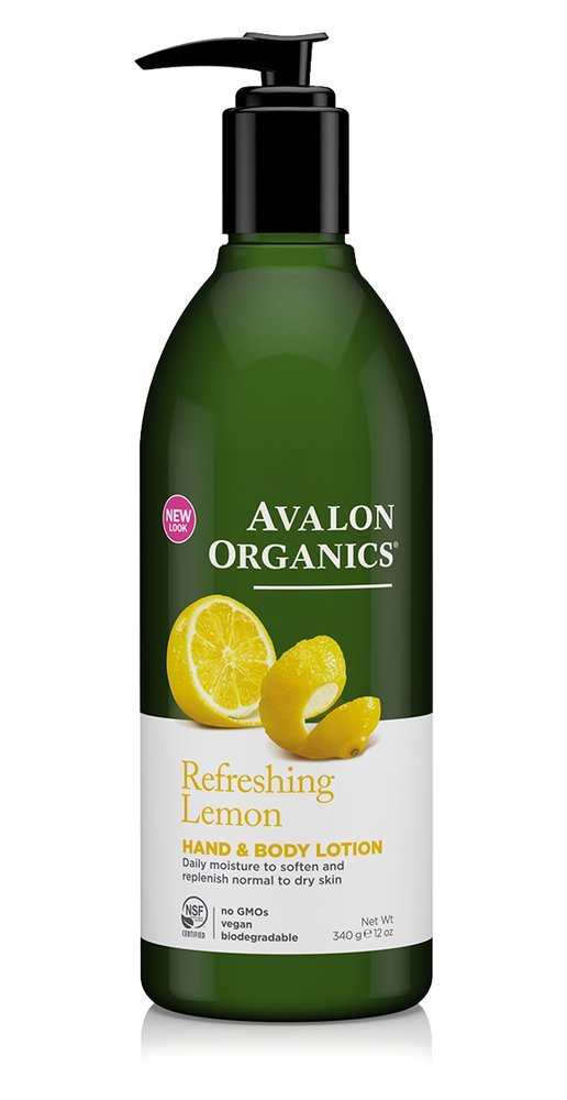 Avalon Organics Lemon Scent Hand & Body Lotion, 12 Ounces (Pack Of 1)
