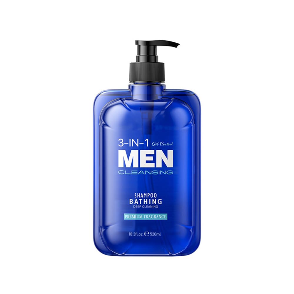 DR.EMMET Mens 3 in 1 Body Wash, AllinOne Shower Gel, 18.3 fl oz