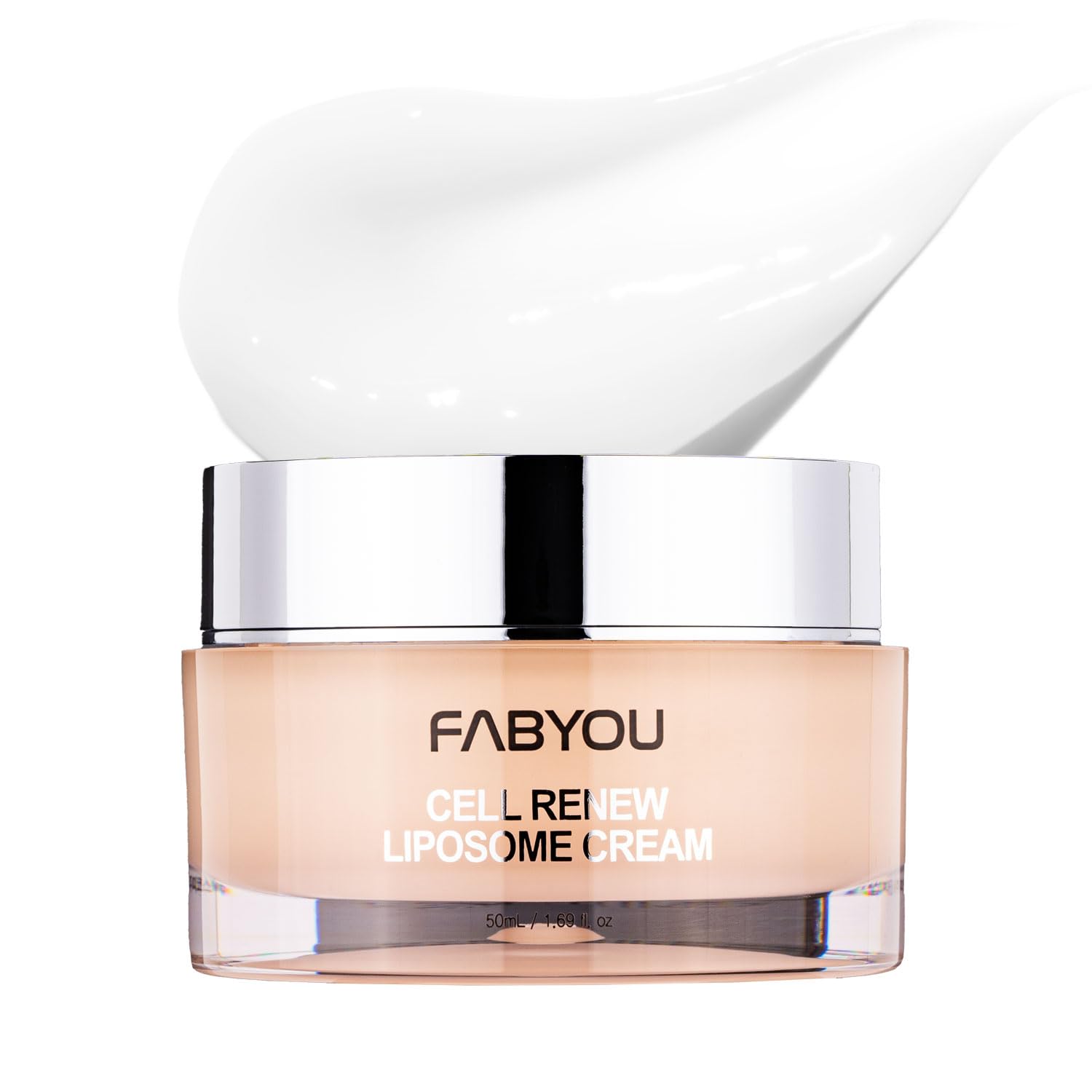 FABYOU Cell Renew Liposome Facial Cream 1.69 fl oz  AntiAging EGF Stem Cell Moisturizer for Face with 6GF (50,000ppm), Peptide