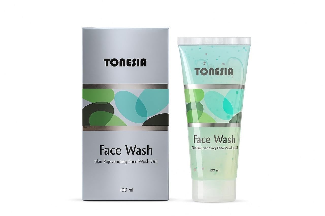 Tonesia Face Wash Gel 100 Ml | Skin Rejuvenating Cleanser | Instant Fresh Glow Face Wash | Deep Cleansing Daily Use | Suitable F