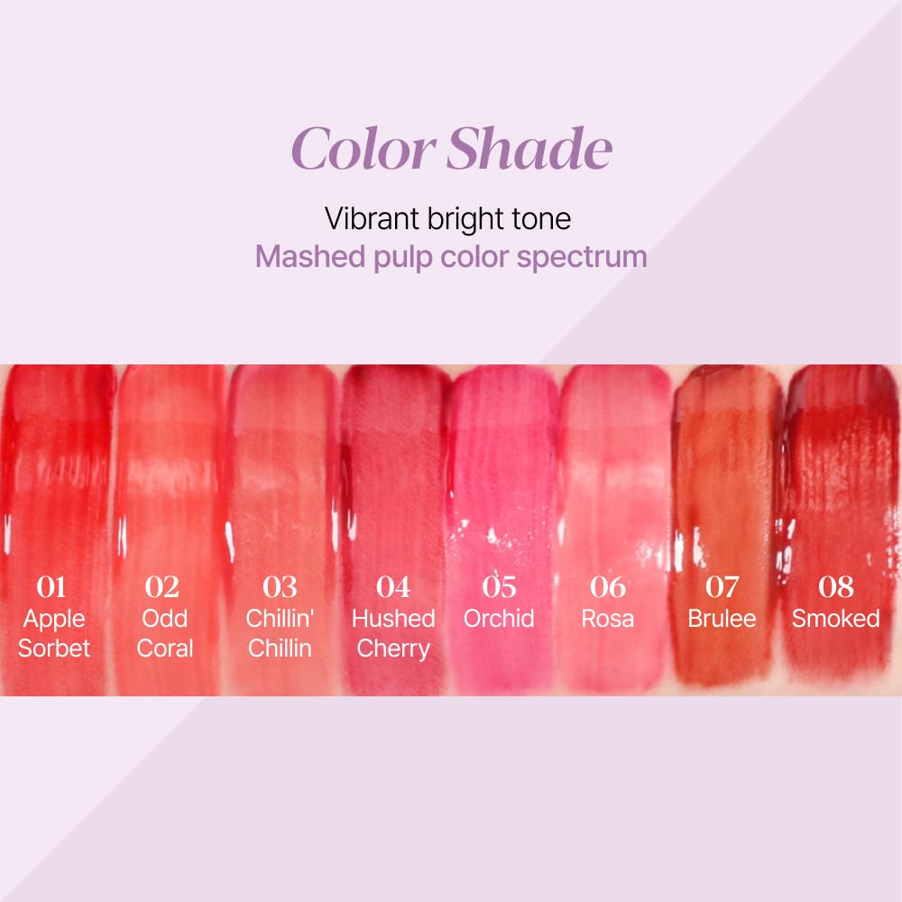 Espoir Couture Lip Tint Glaze #4 Hushed Cherry 0.19Oz | Volumizes & High-Shine Lip Plumper | Long-Lasting Vibrant Color | Thicke