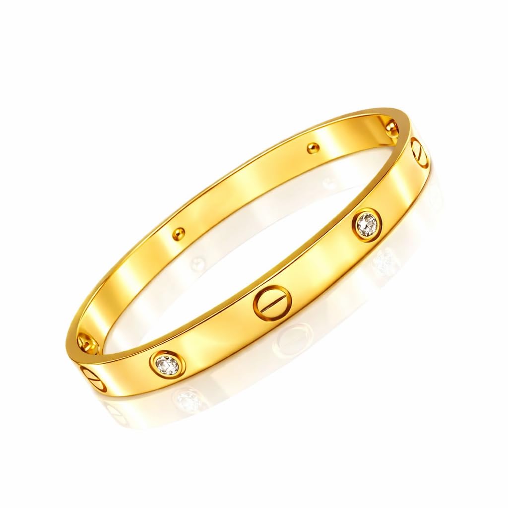 Anti Tarnish Bracelet For Women Evil Eye Bangles For Women Anti Tarnish Stylish Adjustable Bracelet For Girls Gold Kada For Wome