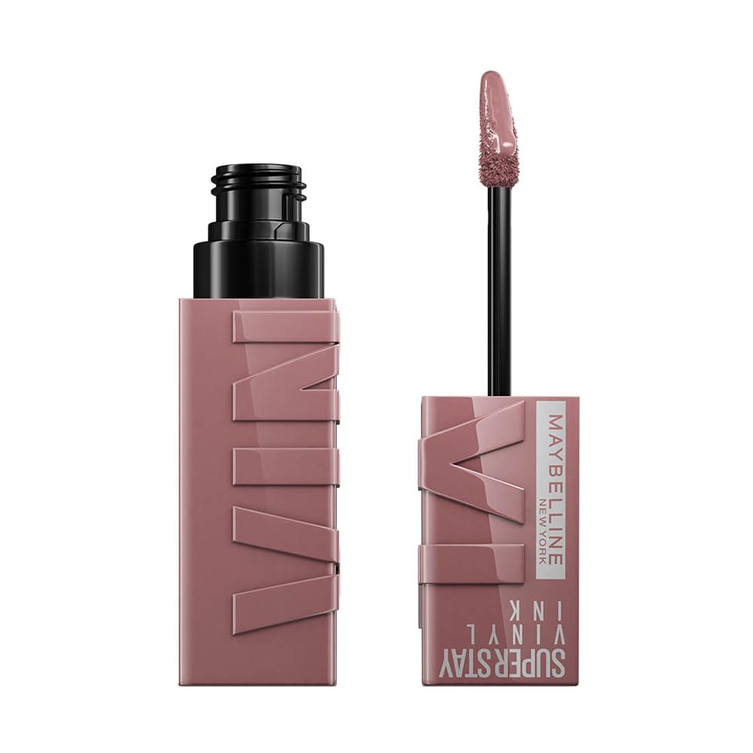 Maybelline Superstay Vinyl Ink Liquid Lipstick, Awestruck | High Shine That Lasts For 16 Hrs