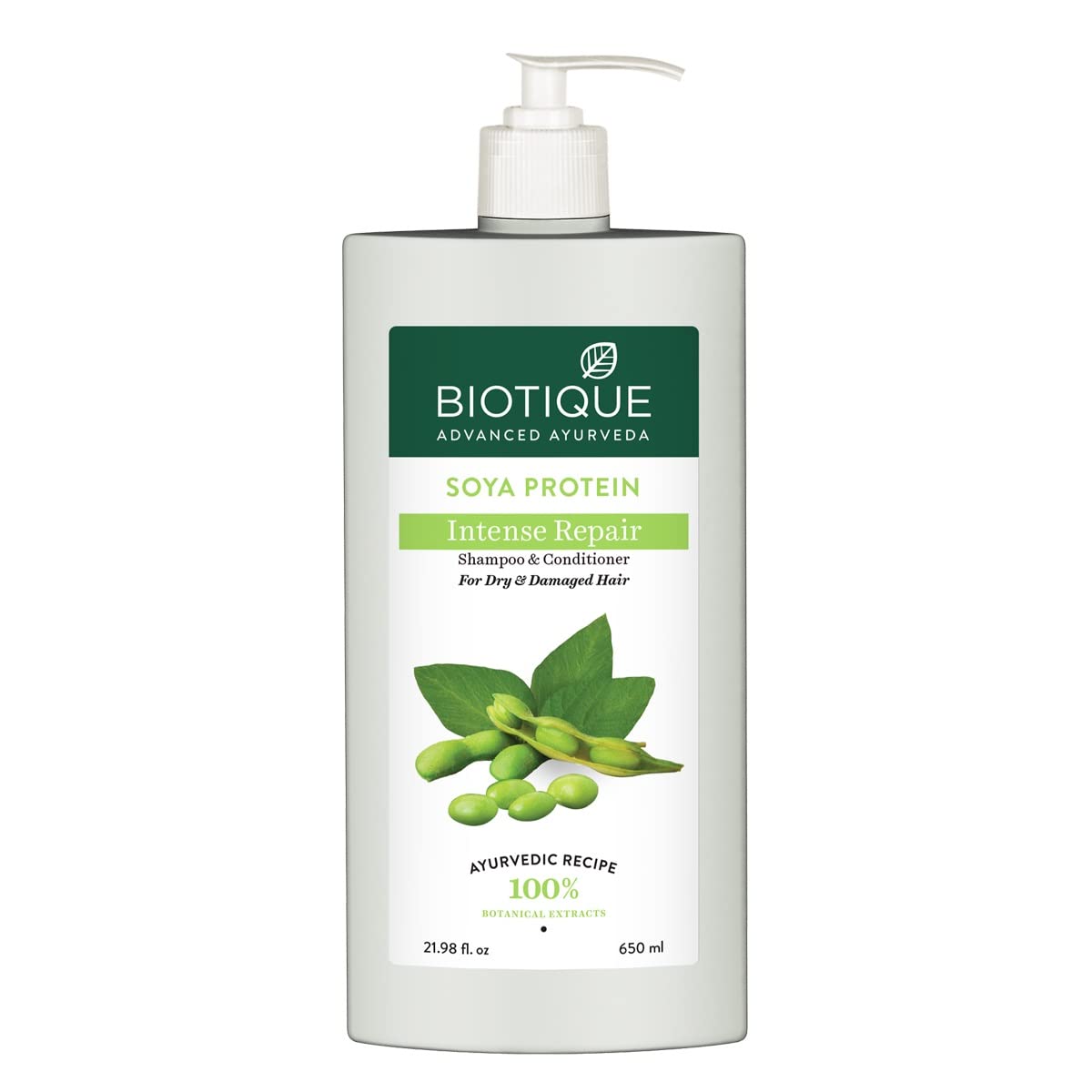 Biotique Soya Protein Fresh Nourishing Shampoo | Repairs Dry And Damaged Hair |Maintains Ph Balance |Promotes Healthy Shiny Hair