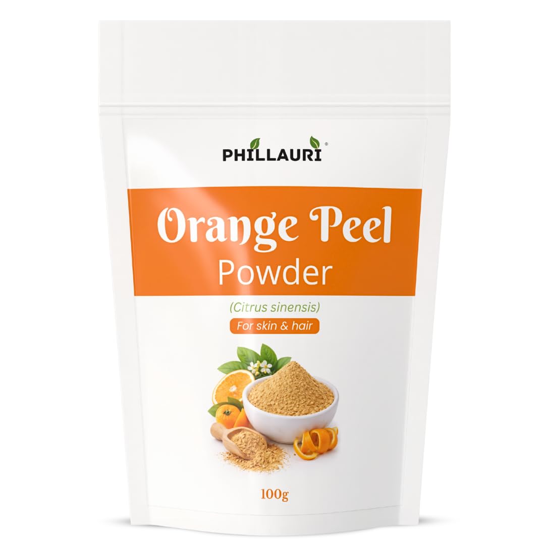 Orange Peel Powder For Skin And Hair Care Dried Orange Peel Powder For Face Pack And Hair Mask Preparation External Use  100G (
