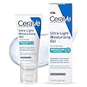Cerave Ultra-Light Moisturizing Gel | Hydrating Gel Face Moisturizer With Ceramides, Niacinamide, Hyaluronic Acid | Fragrance Fr