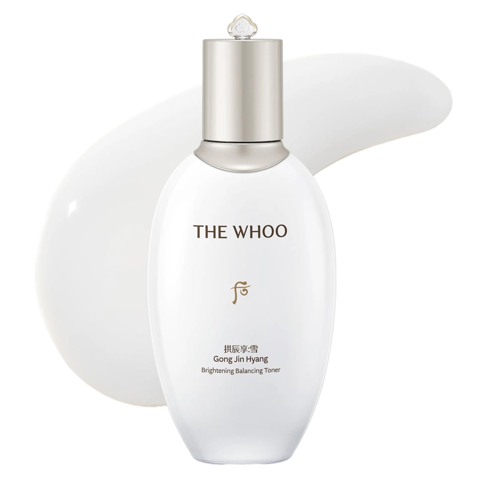 THE WHOO Gong Jin Hyang Brightening Balancing Toner | Clarifying & Radiance-Enhancing Nano-Sized Toner with Niacinamide, Pearl E