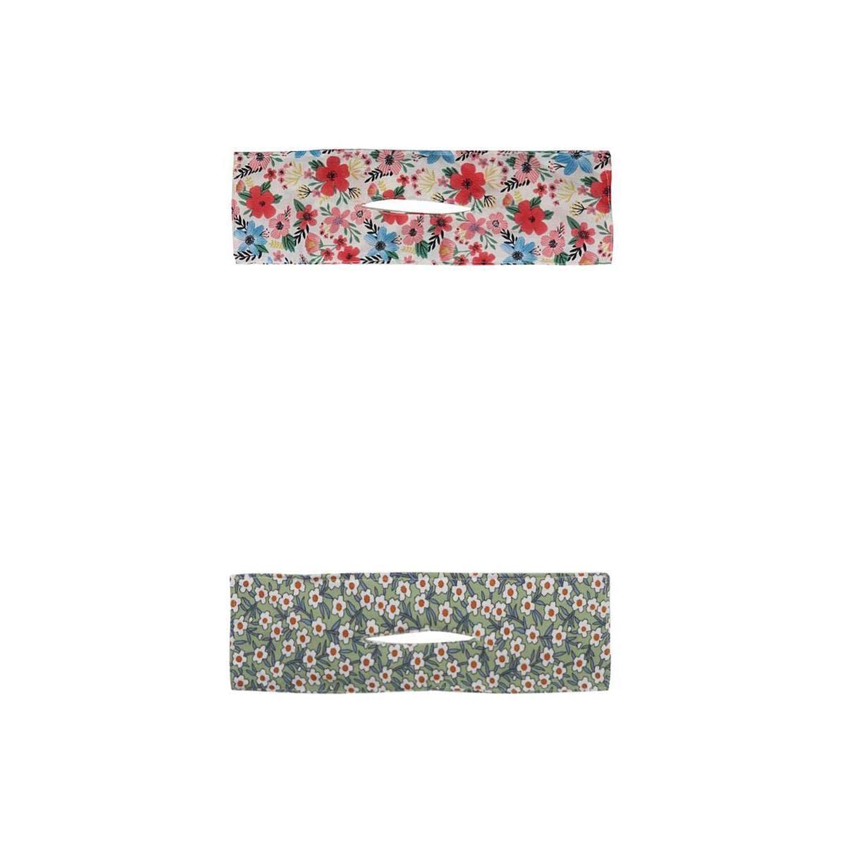 Heavenglow 2Pcs Deft Bun Fashion Hair Bands Women Summer Knotted Wire Headbands|2 Piece Hair Bands|Rollers & Curlers