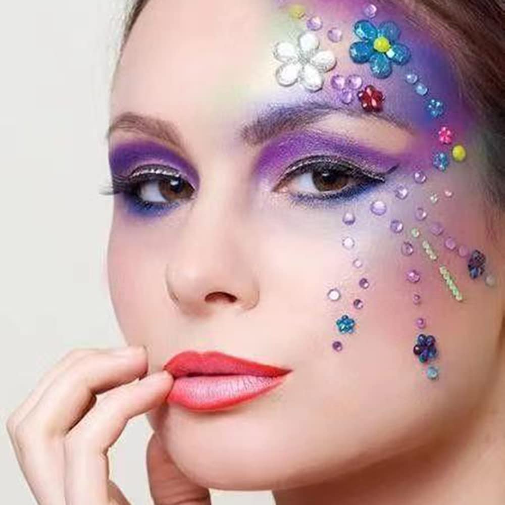 Yeweian Purple Blue Eyeshadow Palette, 16 Colors Blue Purple Glitter Matte Eyeshadow Palette, Korean Eyeshadow Palette Makeup,Wa
