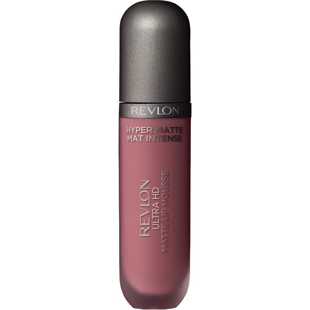 Liquid Lipstick By Revlon, Face Makeup, Ultra Hd Matte Lip Mousse, Longwear Rich Lip Colors In Plum Berry, 830 Death Valley, 002