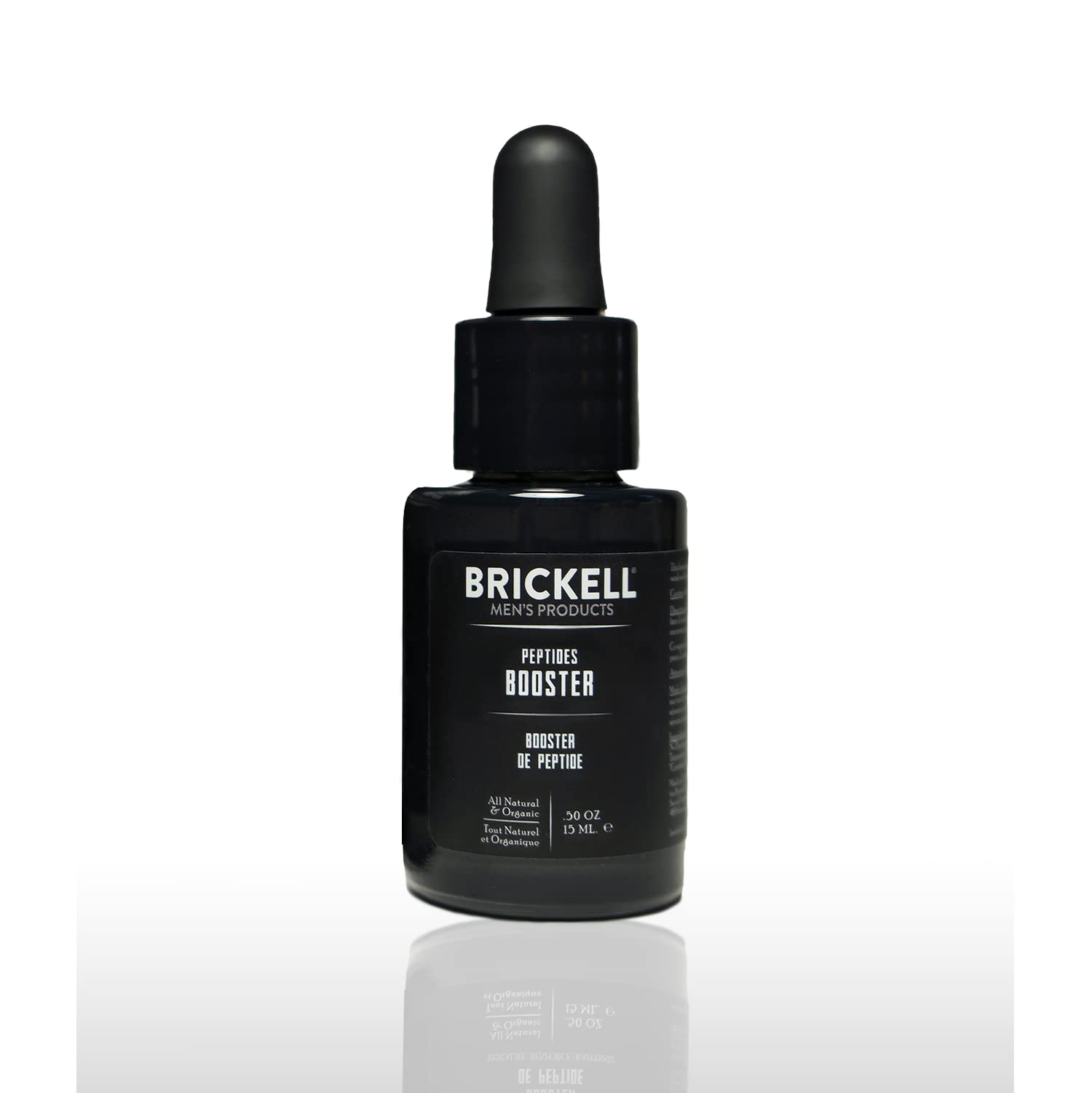Brickell Mens Protein Peptides Booster Serum for Men, Natural and Organic Protein Peptides Booster for Face to Firm and Restore 