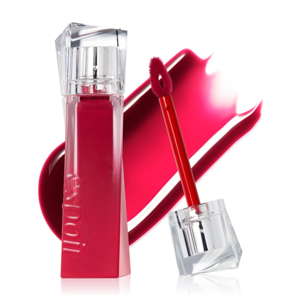 Espoir Couture Lip Tint Glaze #4 Hushed Cherry 0.19Oz | Volumizes & High-Shine Lip Plumper | Long-Lasting Vibrant Color | Thicke