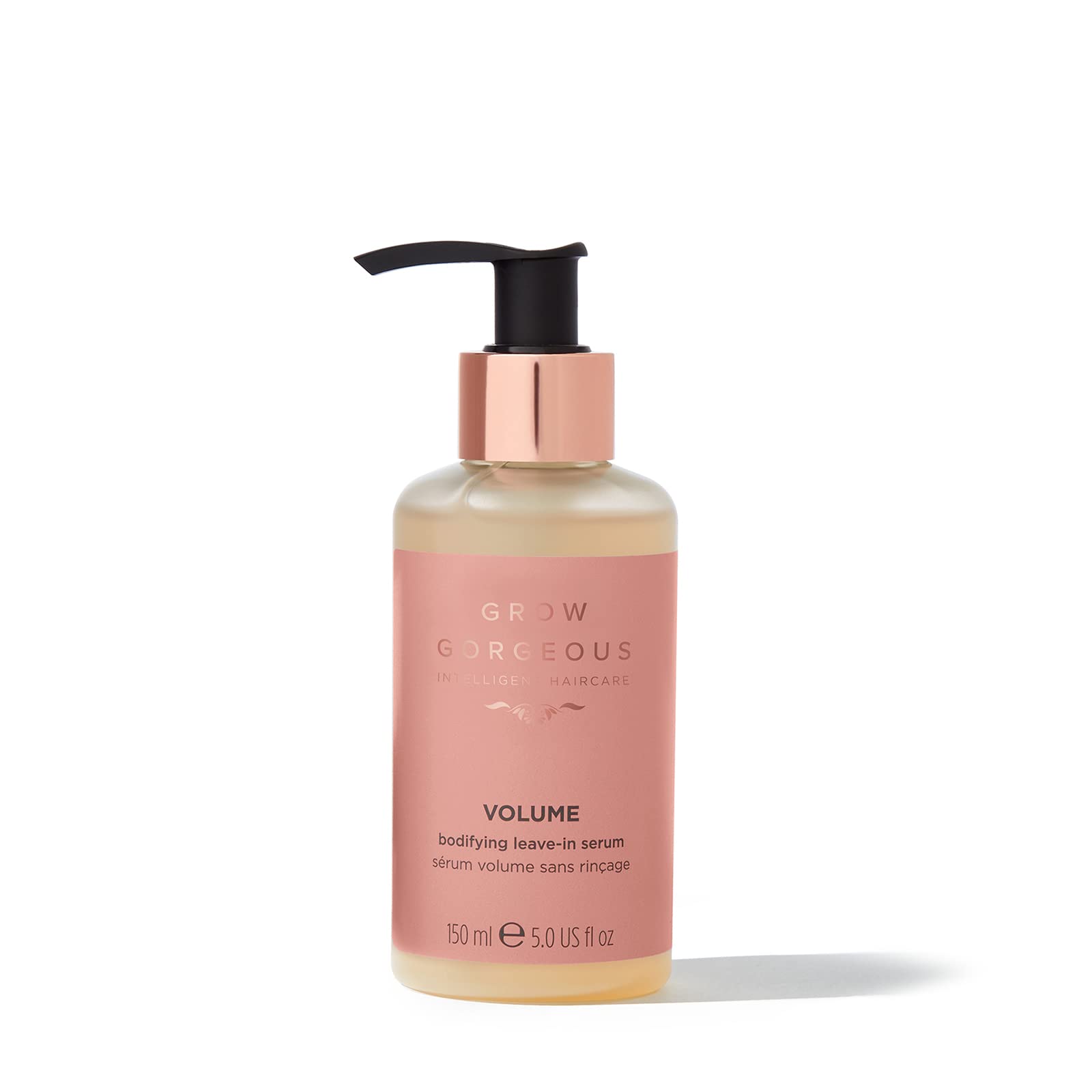 Grow Gorgeous Volume Bodifying Leave-in Serum, 150ml - Lightweight with Hyaluronic Acid for Thin Hair - Vegan Formula