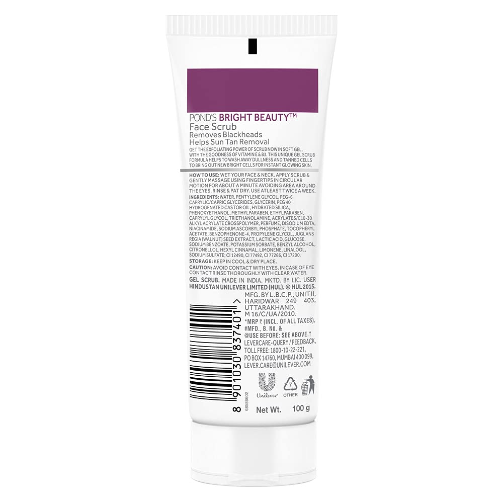 POND'S White Beauty Tan Removal Face Scrub 100gm