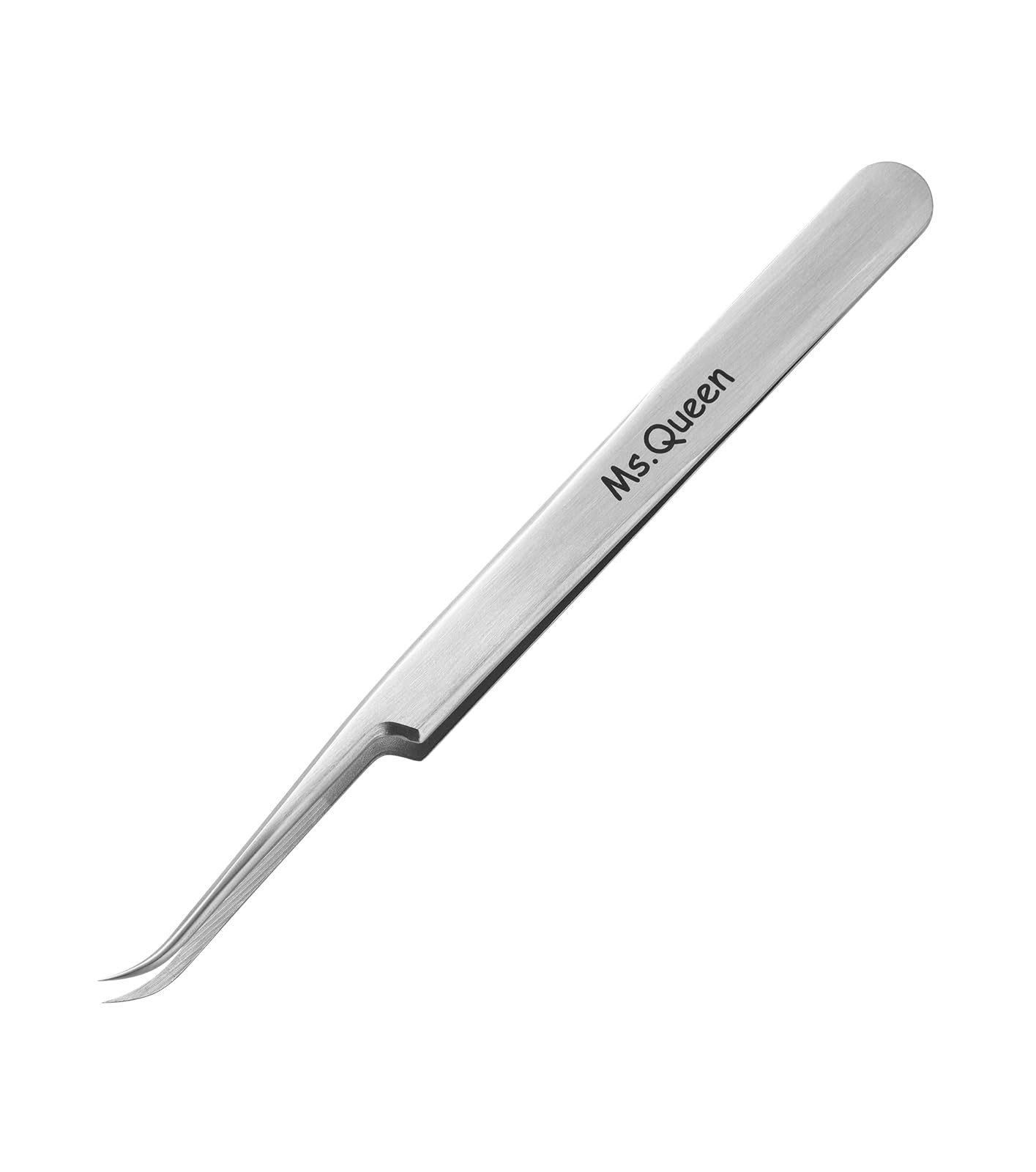Ms.Queen Eyelash Extension Tweezers,Professional Curved Pointed Isolation Tweezers for Classic Individual Volume Mink Lash Extensions-New Condition