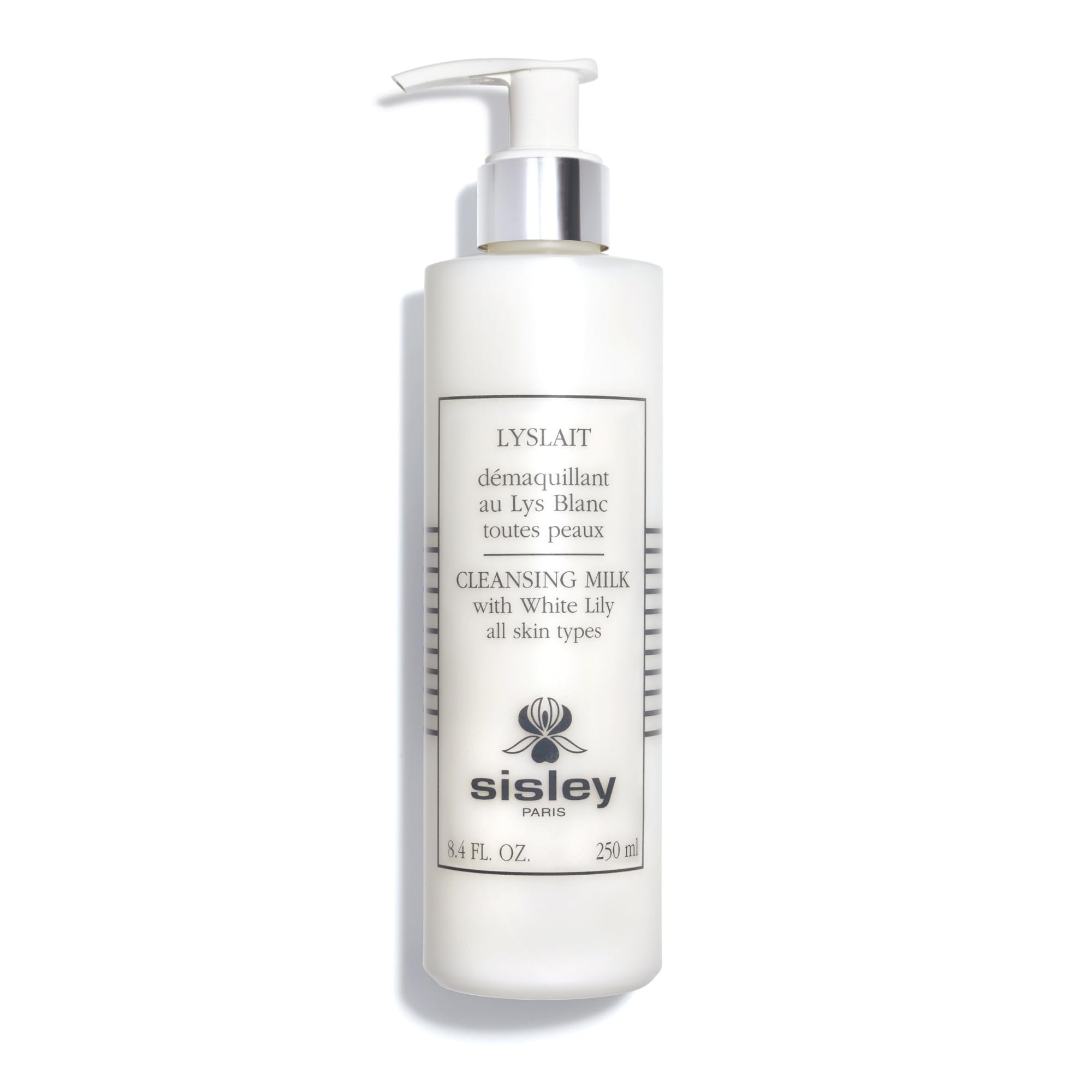 Sisley Paris Lyslait - 250 mL - Gentle Cleanser & Makeup Remover with White Lily Extract - All Skin Types
