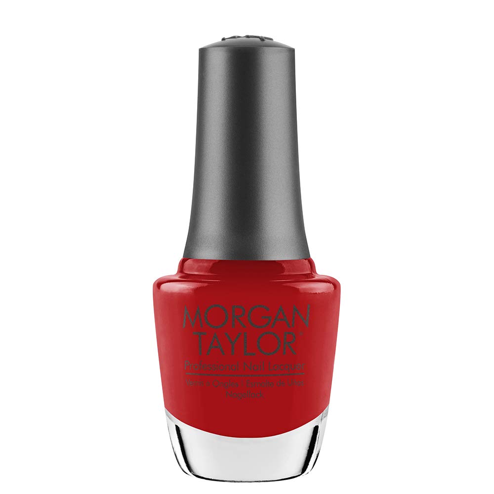 Morgan Taylor Nail Lacquer (Pretty Woman) Red Nail Polish, Finger Nail Polish, Long Lasting Nail Polish, Red Nail Lacquer, Finge