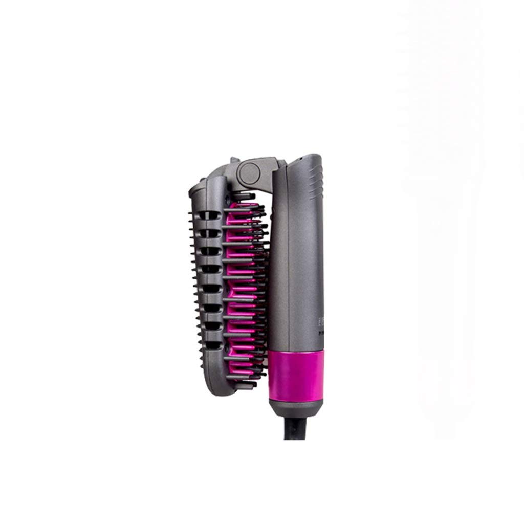 QOPCBCGN Foldable straightemer Hair Comb Flat Iron Brush straightening Electric Fast Heat Straightener