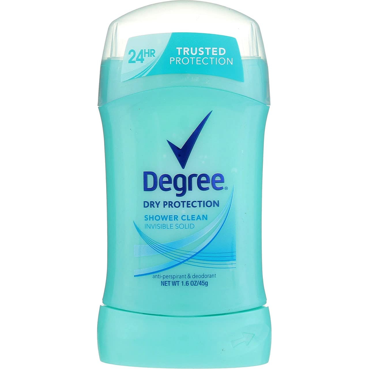 Degree Shower Clean Dry Protection Antiperspirant Deodorant Stick, 16 Oz , Blue