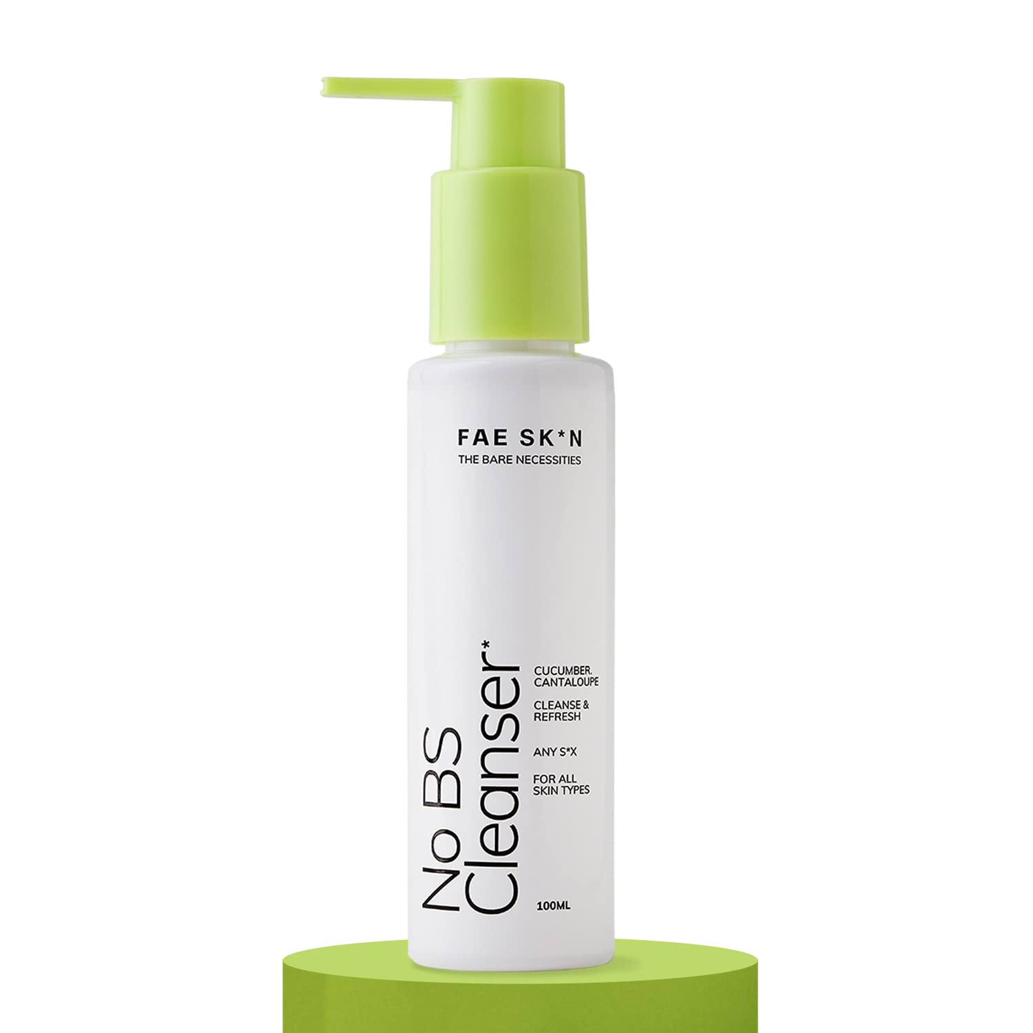 Fae Beauty No Bs Face Cleanser | Hydrating & Gentle | With Cucumber & Cantaloupe Extract | Dermatologically Tested | Removes Dir