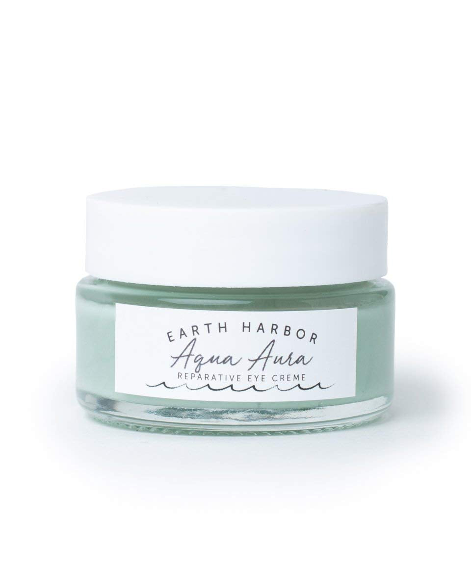 Earth Harbor | AQUA AURA Reparative Eye Creme | Renew & Nourish | Blue Tansy + Seaweed Collagen | PlantBased and Ethical Trade 