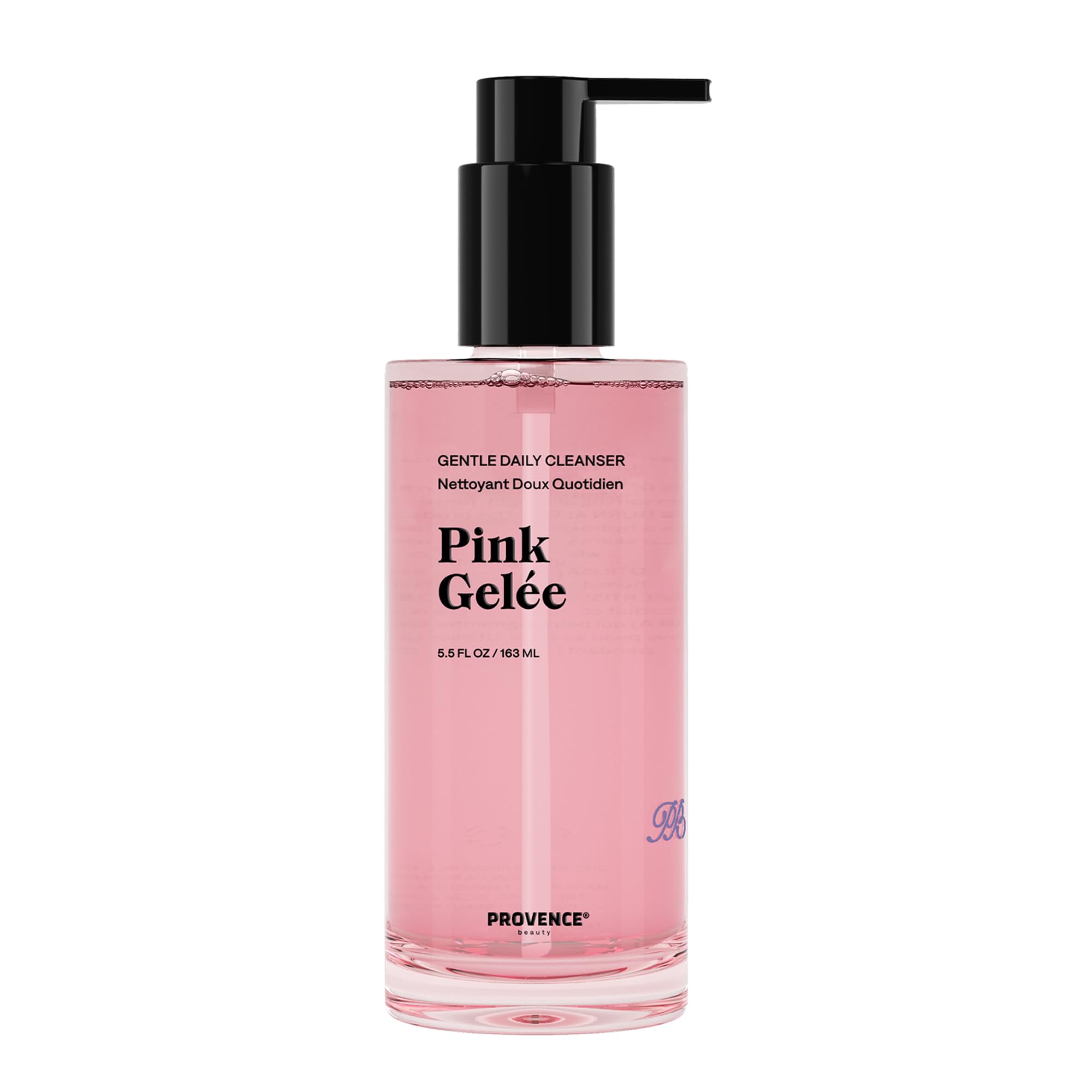 Provence Beauty Pink Gele Clarifying Daily Face Cleanser  Gentle Gel Face Wash for Women Willowbark BHA, Fruit Humectants & 