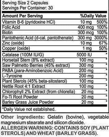 Hairstart Xs: Powerful Natural Hair Growth Vitamins, Stops Hair Loss, Balding, Thinning. Promotes Hair Regrowth, All Hair Types,
