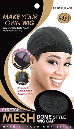 Qfitt (12 Pack) Mesh Dome Style Wig Cap #5011