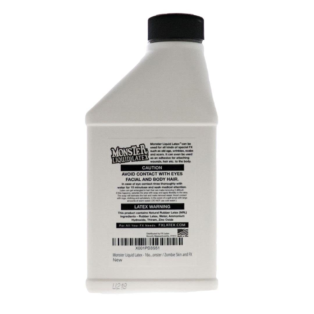 Fx Monster Liquid Latex (2 Pack) For Halloween Costume, Zombie, Vampire, Monster Make Up & Dress Up, Special Effects, Parties An