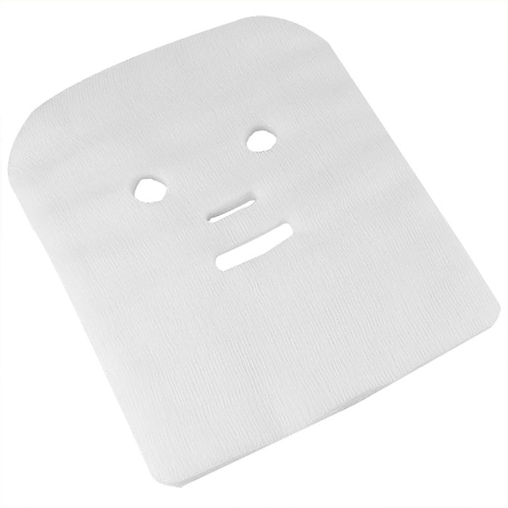 100Pcs Pre Cut Gauze Face Masks, for Spa Beauty Salon Skincare QUUPY