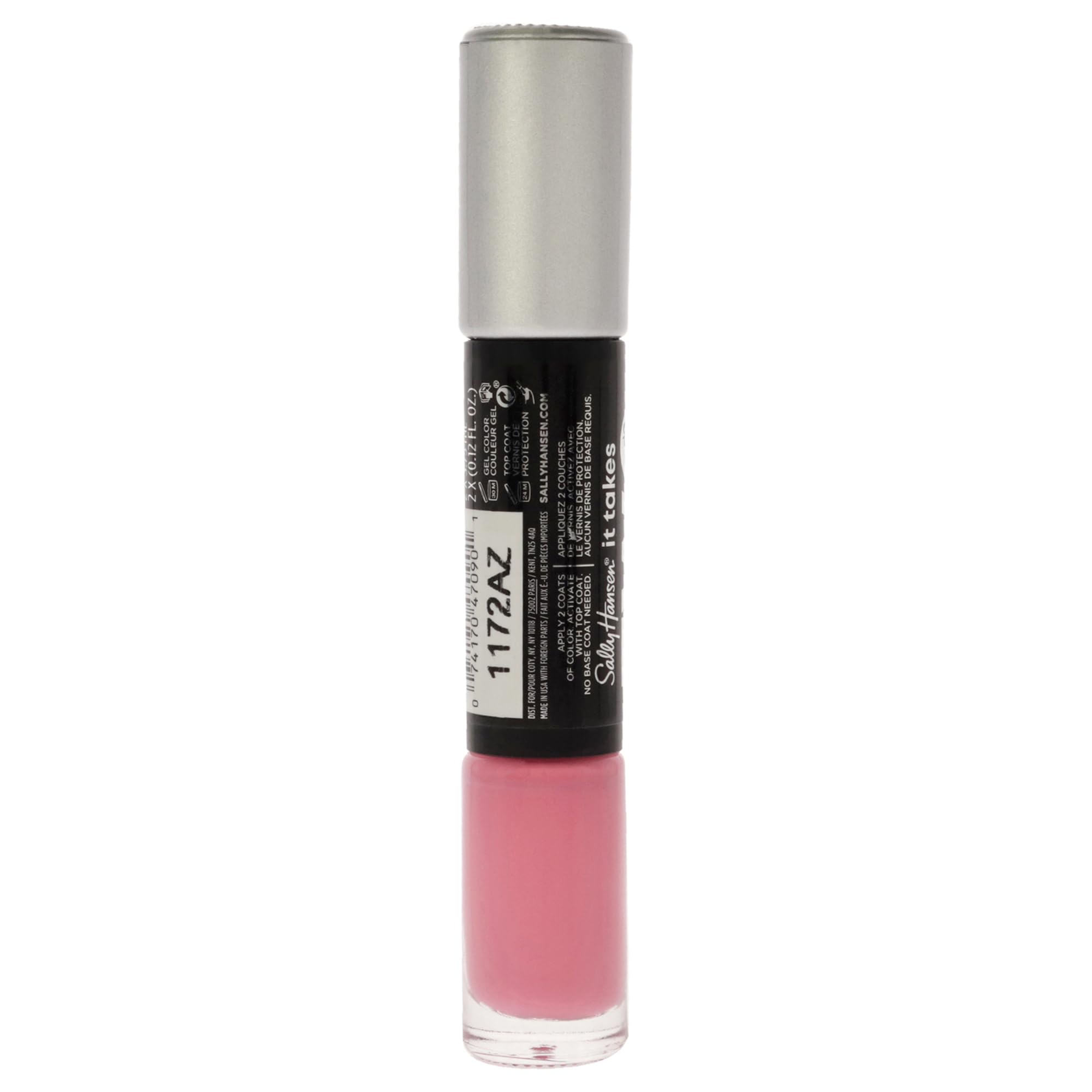 Sally Hansen Miracle Gel It Takes Two Rain Glow, 2 X .12 Fl Oz
