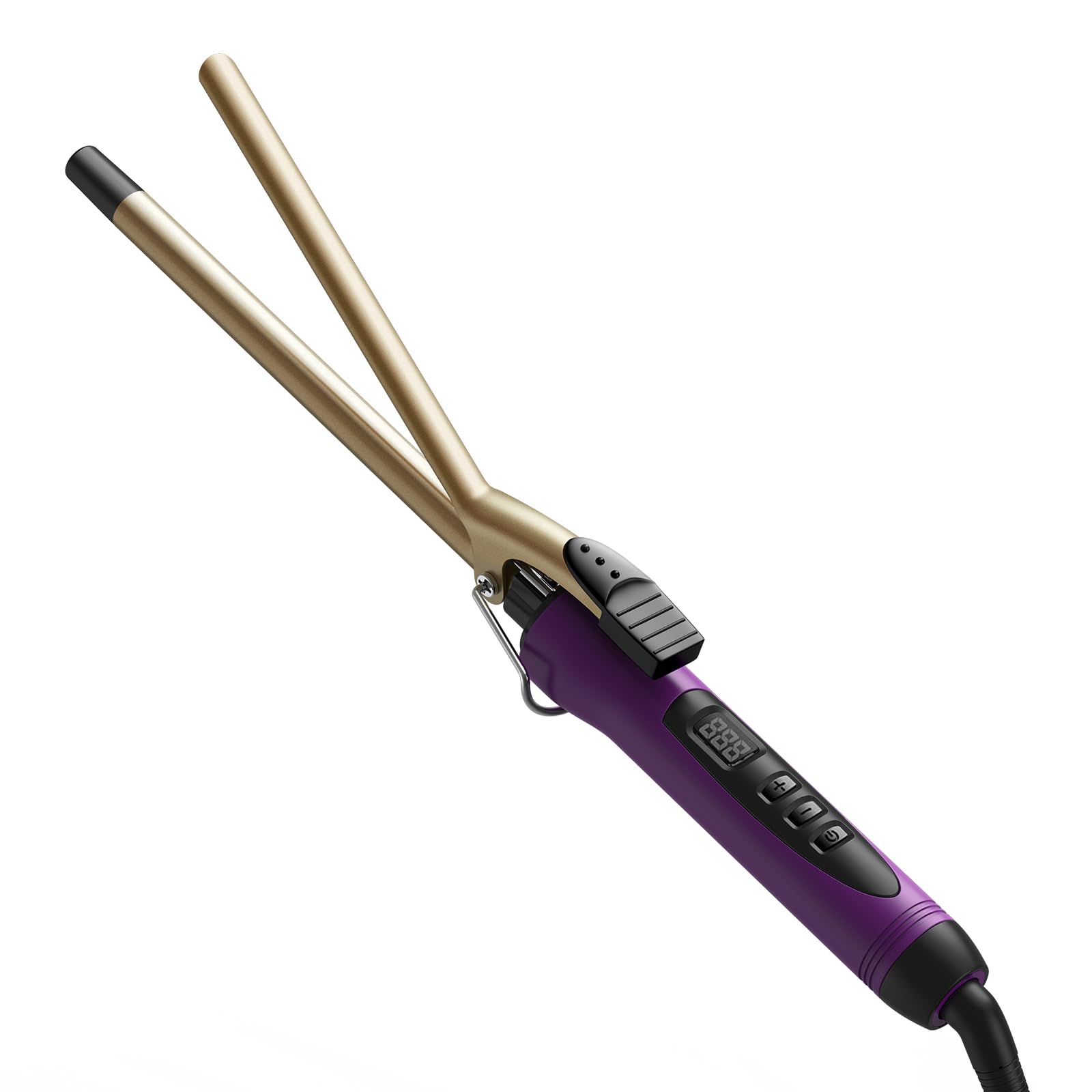 MELYDO 1/2 Inch Small Curling Iron Wand for Short & Long Hair, Half Inch Curling Iron Ceramic Small Barrel Curling Iron Tiny Cur