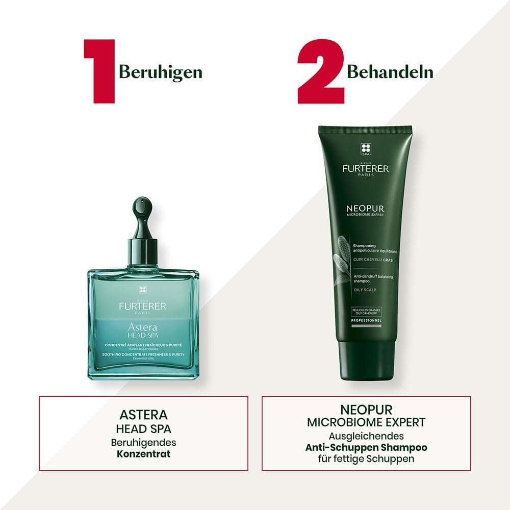 Rene Furterer NEOPUR Scalp Balancing Shampoo - For Dry Scalps Prone to Loose Dandruff - With Wild Ginger & Celery Seed - Dermato