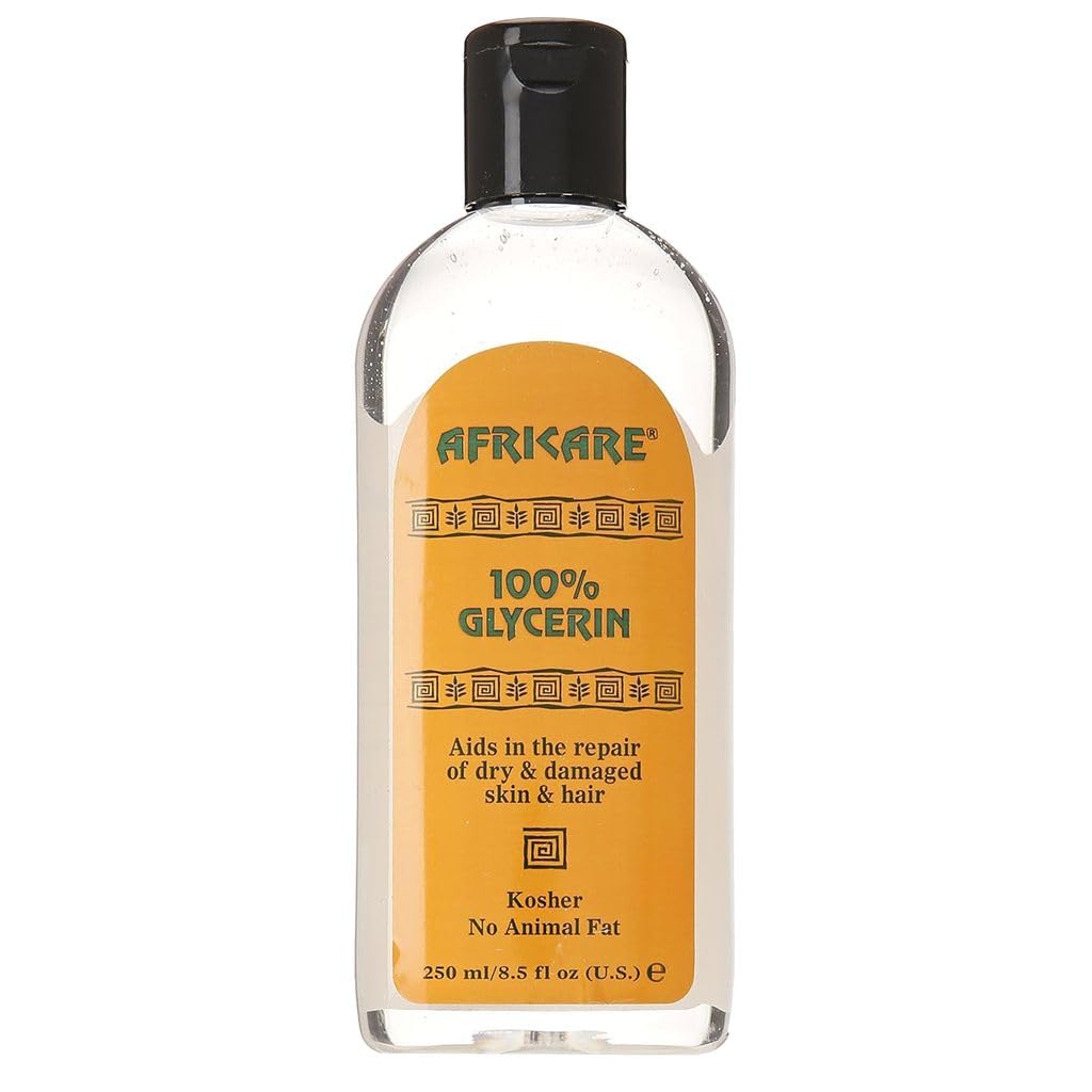 Cococare Africare 100% Glycerin 8.5 Oz - 100% Pure Organic Glycerin for Skin and Hair